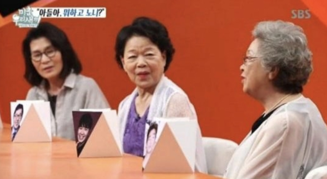 사진='미운우리새끼'에서 박수홍 어머니가 며느리에 대해서 이야기하는 모습 / SBS