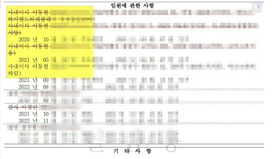 한 네티즌이 공개한 쯔양 전 소속사 문래빗 등기부등본